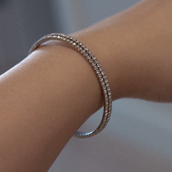 Caroline Mini Pavé Bracelet - Picture 5 of 6